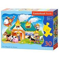 Castorland Jigsaw Midi 35 Pc-fire Brigade In Action