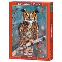 castorland b 52387 great horned owl jigsaw puzzle 500 piece