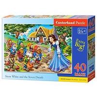 castorland b 040247 snow white 7 dwarfs premium maxi jigsaw puzzle