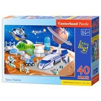 castorland b 040230 space station premium maxi jigsaw puzzle 40 piece