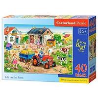castorland b 040193 life on the farm premium maxi jigsaw puzzle 40 pie ...