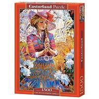 castorland jigsaw 1500pc girl w an openwork umbrella