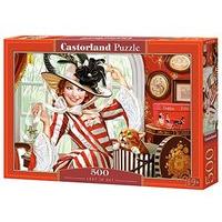 castorland jigsaw 500pc lady in hat