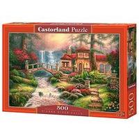 castorland jigsaw 500pc sierra river falls