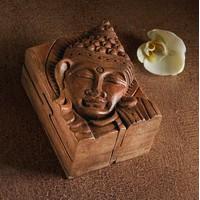 carved buddha puzzle box