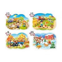 Castorland Jigsaw Premium (8, 12, 15, 20 Pc) - Four Seasons