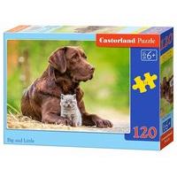 castorland b 13326 big and little classic jigsaw puzzle 120 piece
