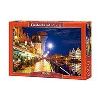 castorland jigsaw 1000pc gdansk waterfront at night