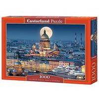 castorland jigsaw 1000pc fullmoon st isaac cathedral