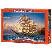 castorland jigsaw 1500pc sailing at sunset