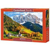 Castorland Jigsaw 2000pc - Stmagdalena Church, Dolomites
