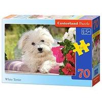 Castorland White Terrier Jigsaw (70-piece)