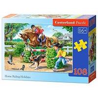 castorland horse riding holidays jigsaw 108 piece