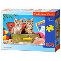 Castorland Cat Tourists Jigsaw (108-piece)