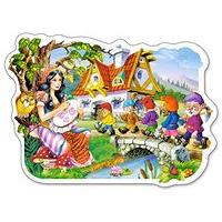 castorland b015085 midi snow white and seven dwarfs jigsaw puzzle 15 p ...