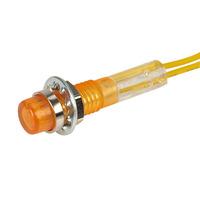 CamdenBoss IND515205-1440-T/AMB 7.5mm 14V Amber Subminiature Indicator