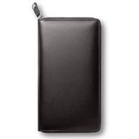 caran dache haute maroquinerie passport holder with zip ebony