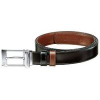 Caran d\'Ache Revers. Belt 3cm Rect. Pin-Buckle Palladium