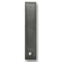 caran dache lman leather holder for 1 pen grey