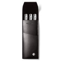 caran dache haute maroquinerie holder for 3 pens ebony