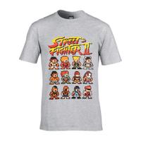 Capcom Street Fighter Men\'s Street Fighter II T-Shirt - Grey - XXL