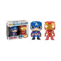 Captain America: Civil War Iron Man & Captain America 2-Pack Pop! Vinyl Figure