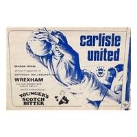 Carlisle United v Wrexham - FA Cup 4th Round - 26th January 1980