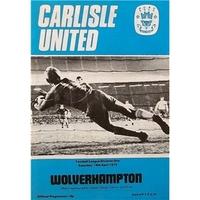 Carlisle Utd v Wolves - Division 1 - 19th April 1975