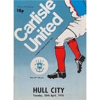 Carlisle Utd v Hull City - Division 2 - 20th April 1976