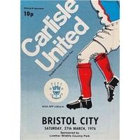 Carlisle Utd v Bristol City - Division 2 - 27th March 1976