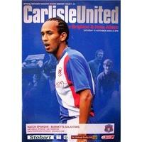 Carlisle Utd v Brighton & Hove Albion - League 1 - 15th Nov 2008