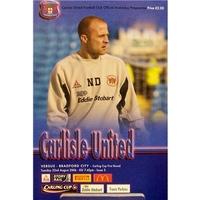 Carlisle Utd v Bradford City - League Cup 1st Round - 22nd Aug 2006