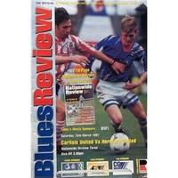 carlisle utd v hereford utd division 3 15th march 1997