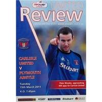 Carlisle Utd v Plymouth Argyle - League 1 - 15th March 2011