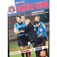 carlisle utd v charlton athletic league 1 31st oct 2009