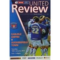 Carlisle Utd v Huddersfield Town - League 1 - 18th Jan 2011