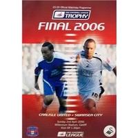 carlisle utd v swansea city football league trophy final 2nd april 200 ...