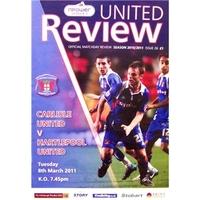 carlisle utd v hartlepool utd league 1 8th march 2011