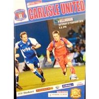 Carlisle Utd v Gillingham - League 1 - 27th Feb 2010