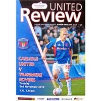 carlisle utd v tranmere rovers league 1 2nd nov 2010