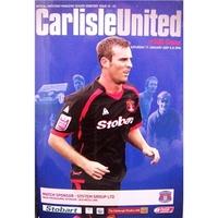 carlisle utd v milton keynes dons league 1 17th jan 2009