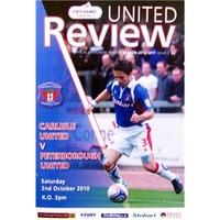 Carlisle Utd v Peterborough Utd - League 1 - 2nd Oct 2010