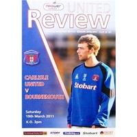 carlisle utd v bournemouth league 1 19th march 2011