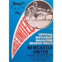 Carlisle Utd v Newcastle Utd - Division 2 - 20th November 1982