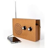 cardboard radio iphone speaker