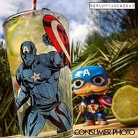 Captain America Colour Change Glass