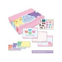 Cats and Kittens Stationery Box