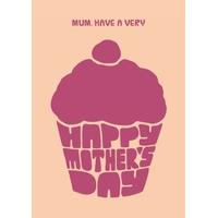 cake mum personalised mothers day card