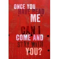 can i come and stay with you valentines card