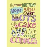 Cake Cards and Cuddles | Birthday Card | LL1100